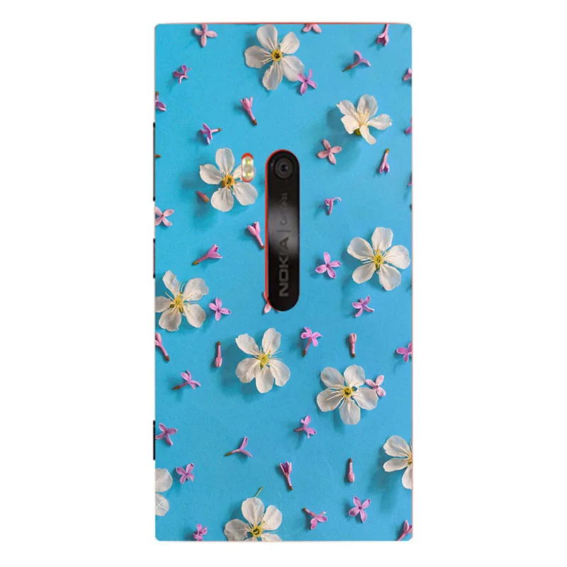 Чехол для Nokia Lumia 920 Модный цветочный чехол с мультяшным рисунком жесткие чехлы