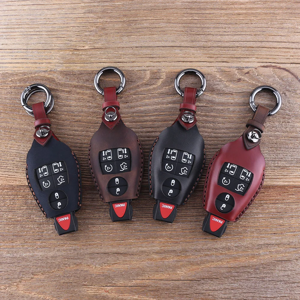 Чехол для ключей KEYYOU 7(6 + 1) корпус на кнопке брелок Dodge Grand Caravan Chrysler city & кантри