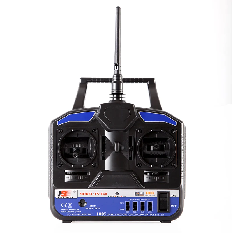 Оригинальный Радиоуправляемый Дрон FlySky FS-T4B 2 4G 4CH передатчик и приемник для части