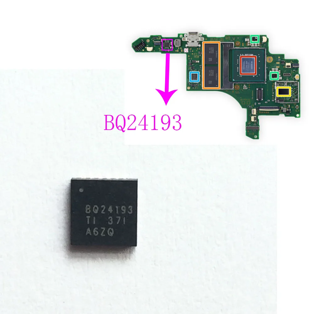 PI3USB BQ24193 управление батареей зарядка оригинальные интегральные микросхемы для консоли nintendo Switch