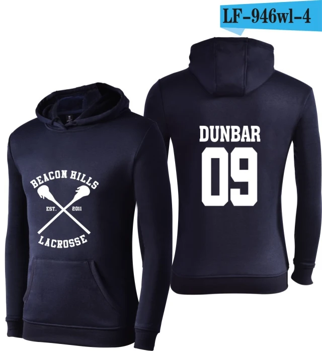 navy blue Подростковый волк Stiles Stilinski 24 толстовки Dunbar McCall moletom толстовка с капюшоном размера плюс harajuku мужская куртка одежда - Цвет: navy blue