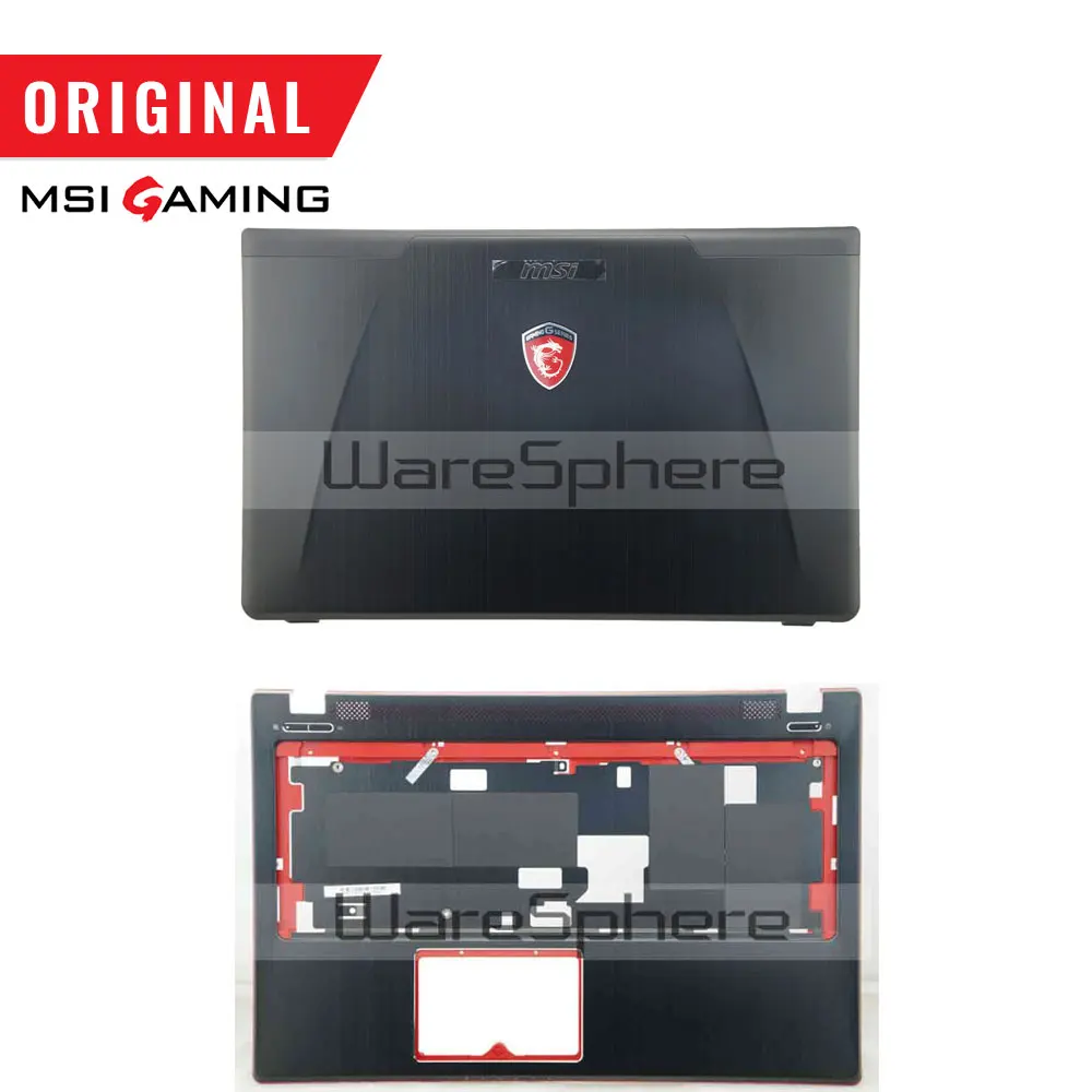 

New Original LCD Rear Lid Back Cover for MSI GE60 307-6GFA214-Y31 3076GFA214Y31 / Palmrest Upper Case 3076GCC415Y31 Black