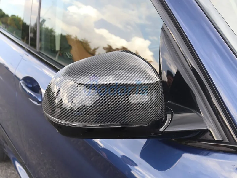 Накладка на дверное зеркало из углеродного волокна для BMW 2018 2019 X3 G01 X4 G02 X5 G05 X7 G07