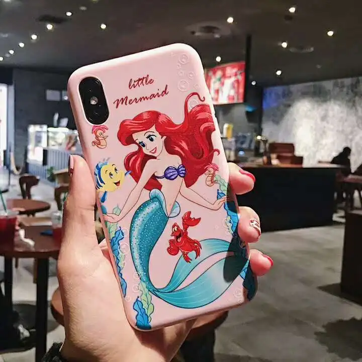 Русалочка классический Disneys аниме мультфильм милый чехол для iPhone Xs Max Xr X 8 7 6 S Plus