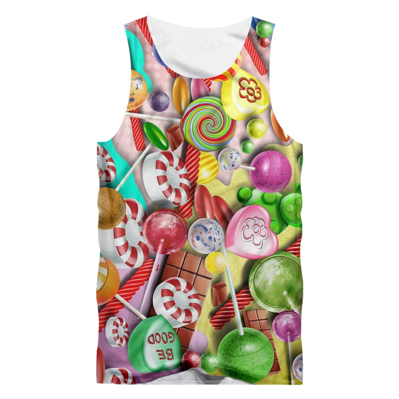 UJWI Мужская одежда для пар без рукавов ярких цветов Лидер продаж мужская майка с 3D