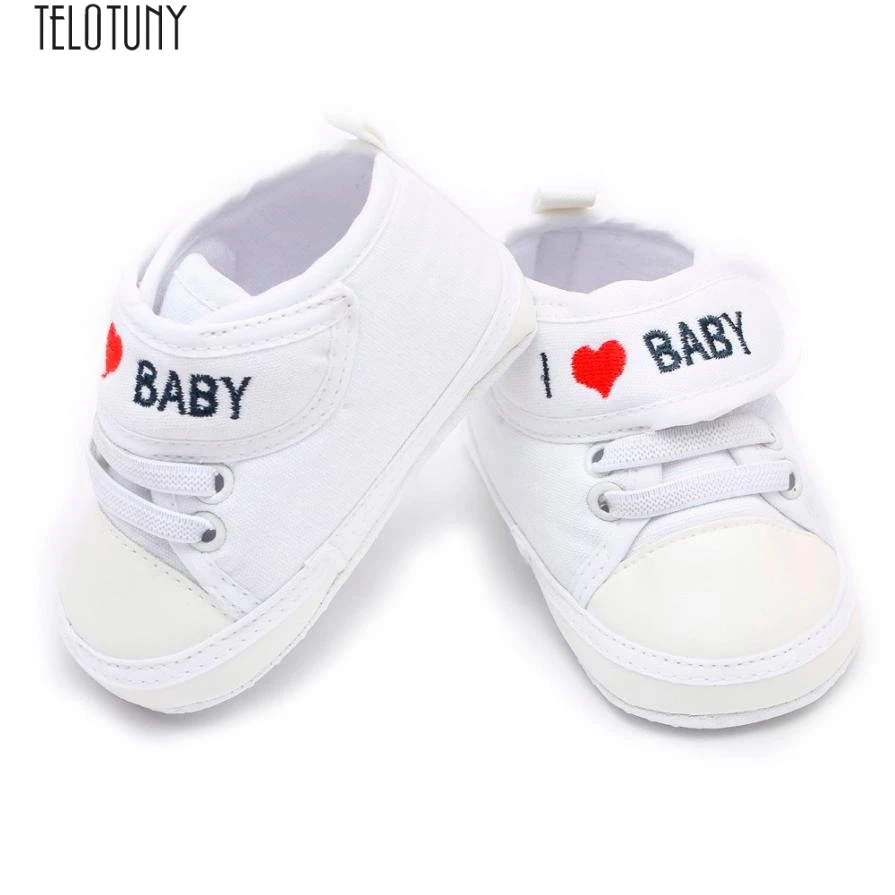 

TELOTUNY Baby Toddler Boys Girls Letter Heart Anti-slip Soft Sole Casual Shoes Cute pattern designing Great gift to baby Z0829