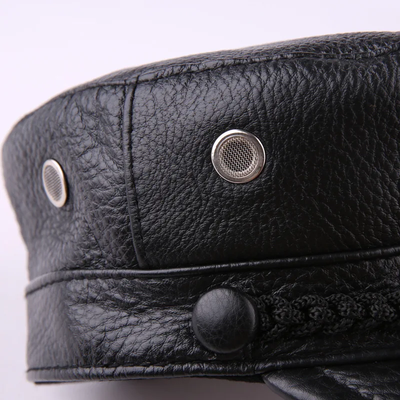 Новое поступление шапка для катания из натуральной кожи мужчин среднего