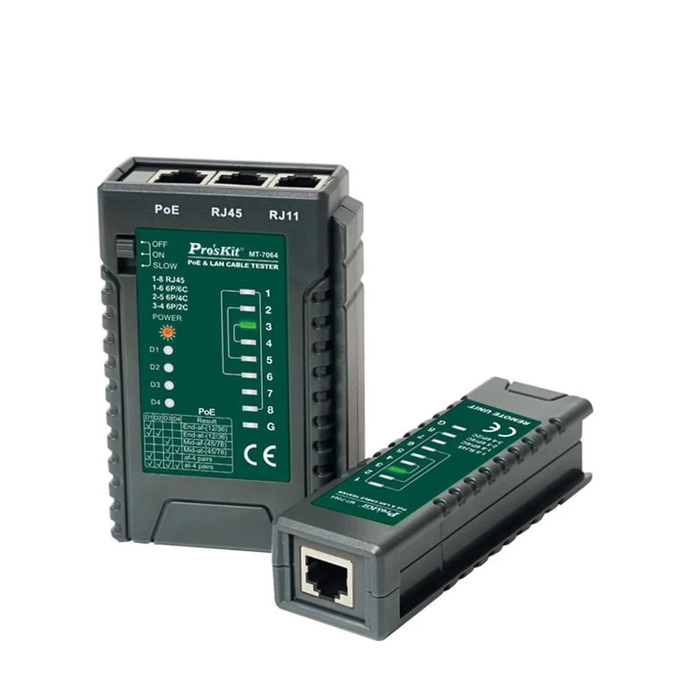 Po'sKit MT-7064-C POE and LAN Cable Tester network tester Multi-function line meter Video monitoring test |