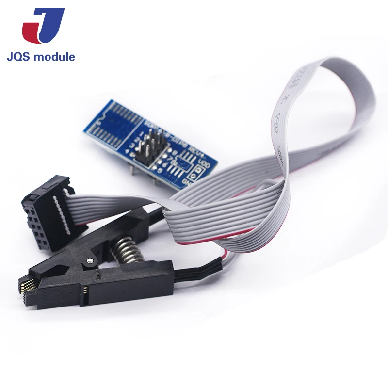 SOIC8 SOP8 СОП Формат Флэш чип зажим для проверки ИС разъем Adpter биос 24 25 93 программист