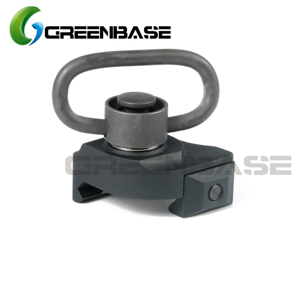 Поворотный рельсовый пистолет Greenbase Gun QD для охоты черный|qd sling swivel|sling swivelgun swivel |