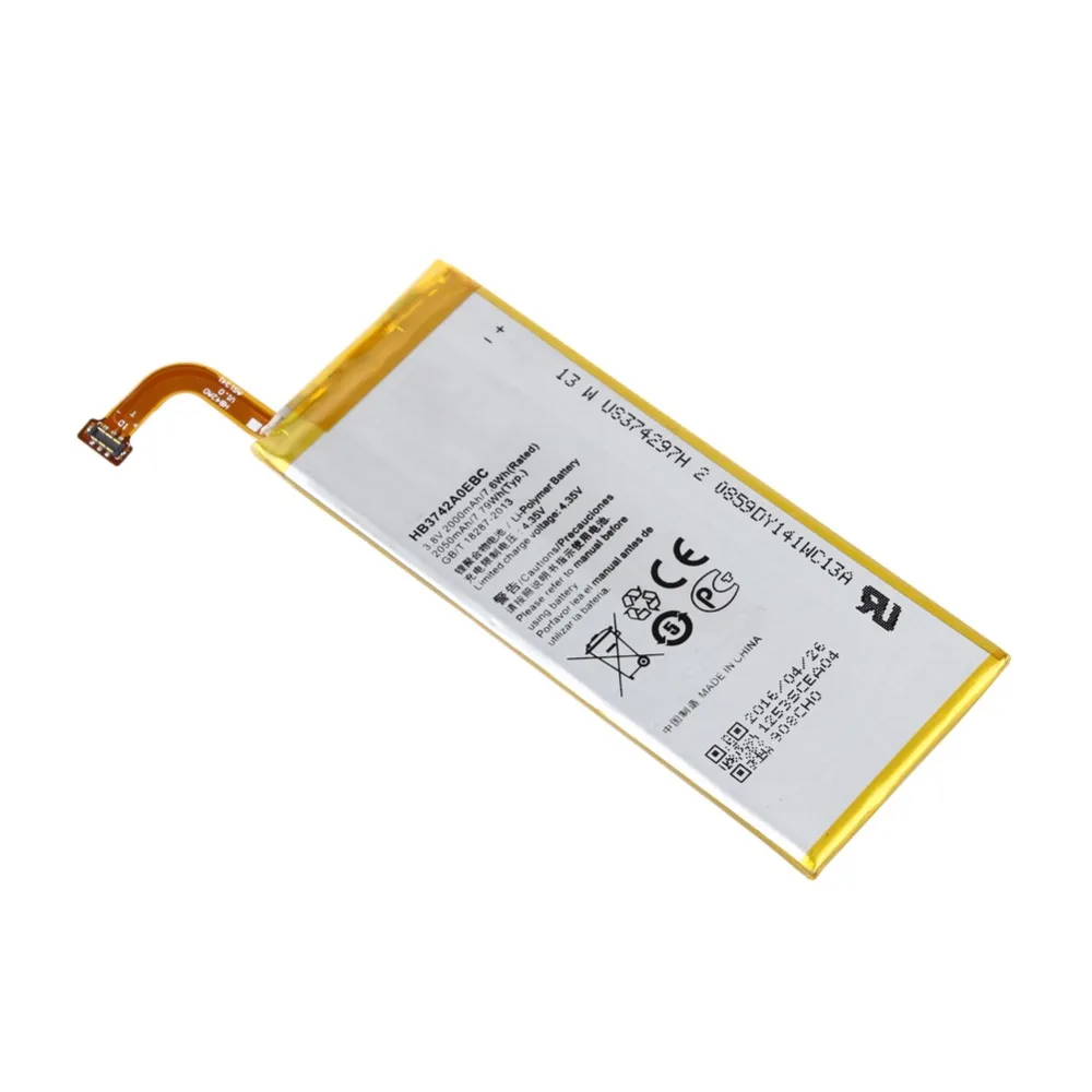 Абсолютно Новый 3 8 В 2000 мАч HB3742A0EBC Аккумулятор для Huawei Ascend P6 P6-U06 p6-c00/Ascend G6 G620 G621 G620s