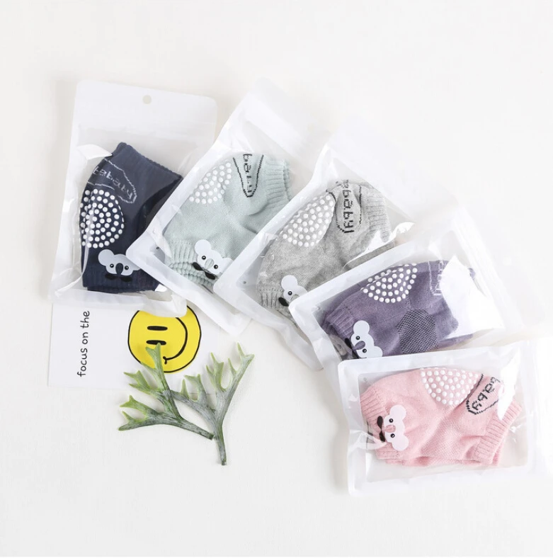 

Toddler Kids Kneepad Protector Soft Thicken Terry Non-Slip Dispensing Safety Crawling Baby Leg Warmers Well Knee Pads For Child