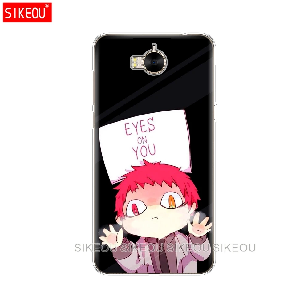 Силиконовый чехол для телефона huawei Y3 Y6 Y5 2 II 2017 nova 3e 2s LITE plus Kuroko no Basket kawaii Tetsuya