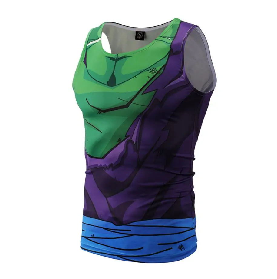 BX019 Мужская майка Dragon Ball Z, майка для бодибилдинга, Сон Гоку, Вегета, майка без рукавов, супер футболка Saiyan, летняя одежда, Homme, футболка Dragon Ball - Цвет: BX019