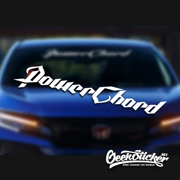 PowerChord Водонепроницаемый авто лобовое стекло автомобиля наклейка на ветровое