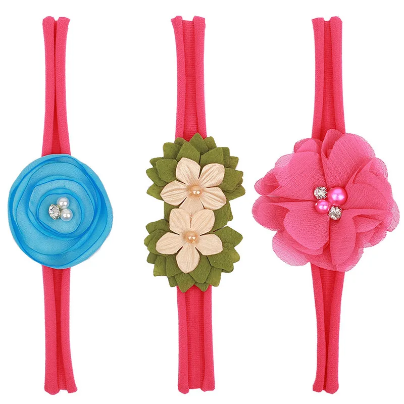 style 12 3 шт./компл. кружевное платье с цветочным рисунком для принцессы ободки для девочек модные штаны с эластичным поясом-резинкой для детей с бантом в форме цветка и жемчугом повязка на голову детские украшения для волос - Цвет: style 12