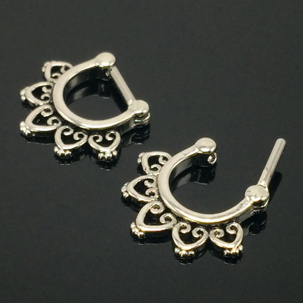 Женское ретро кольцо для пирсинга носа 1 2 мм 16 г шт.|jewelry joint|jewelry making tool setjewelry ring spacer