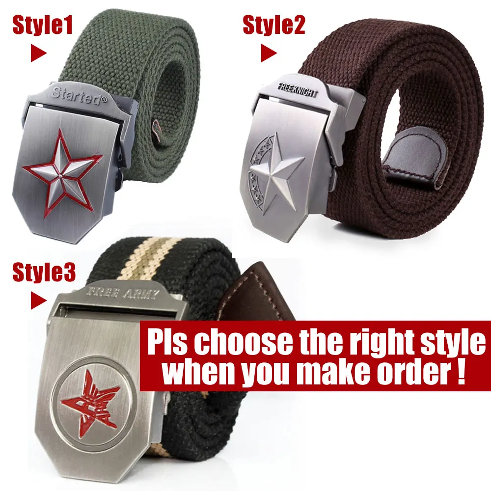 Ремень парусиновый мужской с автоматической пряжкой 110/140 см|belt male|automatic buckle beltmens