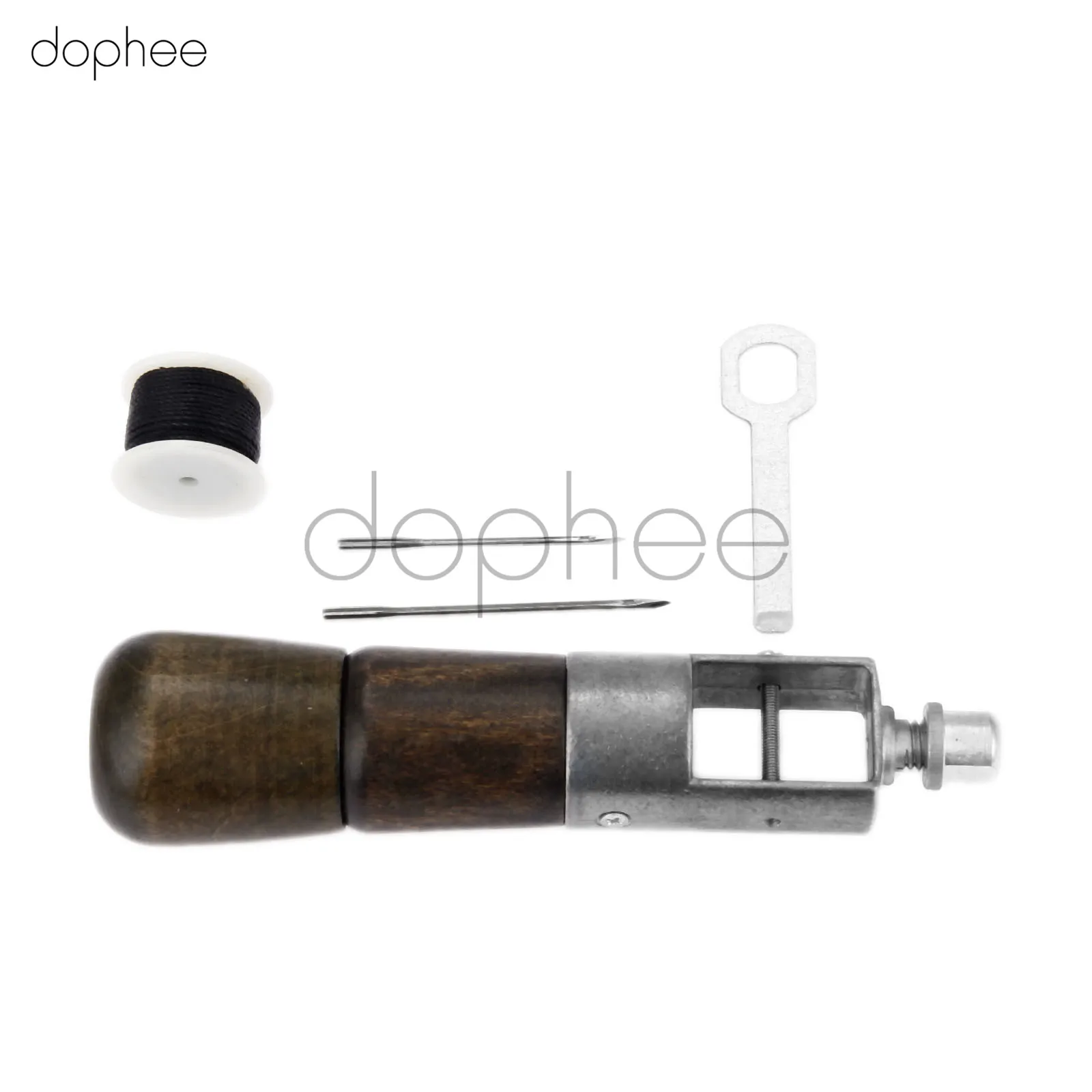 Dophee инструмент для шитья кожи DIY ручная швейная машина вощеная нить для кожаного ремесла край ремень со строчкой полоски обувной инструмент