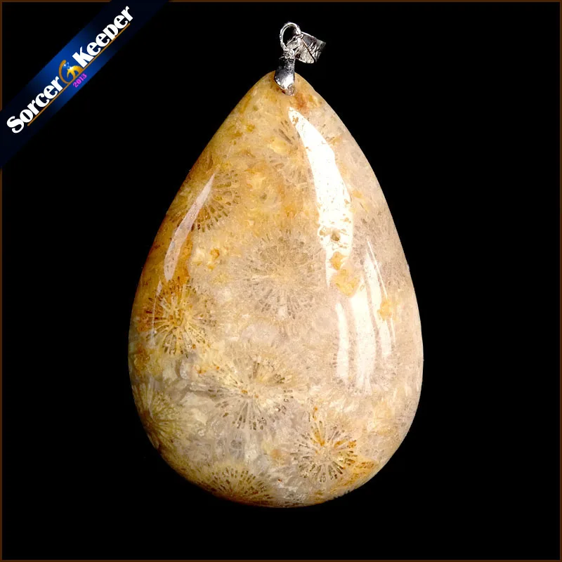 Натуральная Хризантема Коралловая драгоценный камень ювелирное изделие