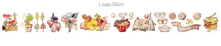 

1 Pcs Novelty Special Oil Life Living Things Washi Tape Adhesive Tape DIY Scrapbooking Sticker Label Masking Tape Gift 38mm*5m