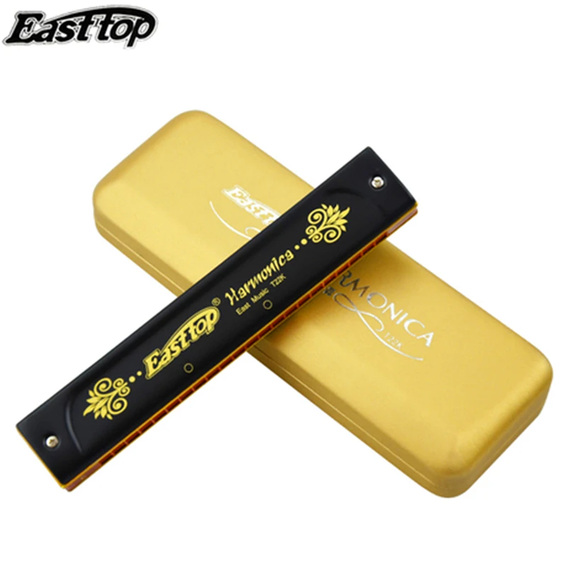 T22K Easttop 22 Hole Tremolo Губная гармошка ABS расческа Музыкальные инструменты Armonica Instrumento C