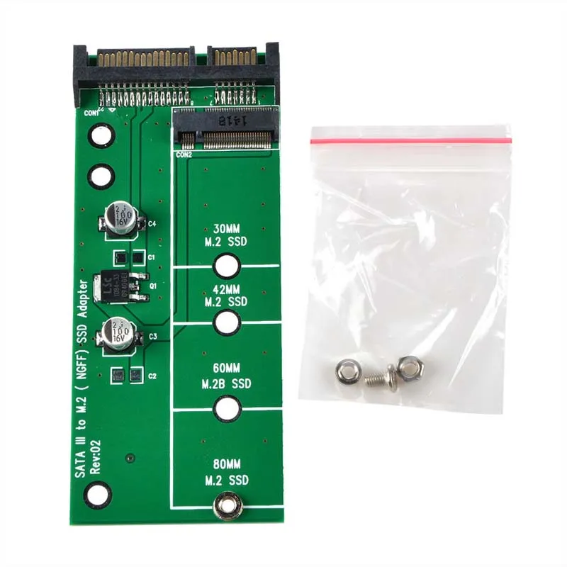 Переходник NGFF ( M2 ) SSD на SATA 2 5 дюйма M.2 SATA3|ngff m2 sata ssd|sata3 cardssd sata3 |