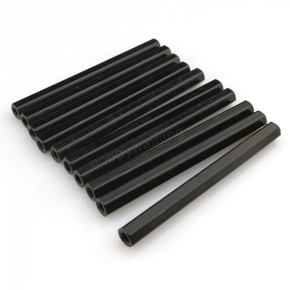M3 * 60 мм H5 черная стойка из алюминиевого сплава 20 шт.|column spacer|aluminum spacerspacer aluminum |