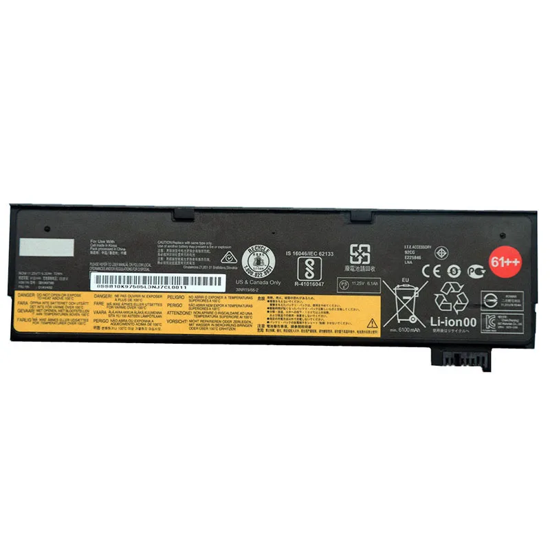 Аккумулятор для ноутбука Lenovo Thinkpad T470 T480 T570 T580 SB10K97580 7 дюймов 11 25 в 72 Вт/ч оригинал