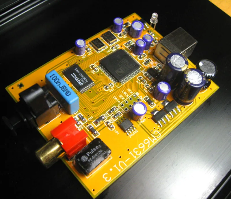 Готовый ЦАП CM6631A 24 бит/192 кГц USB декодер USB на коаксиальный+ RCA ЦАП