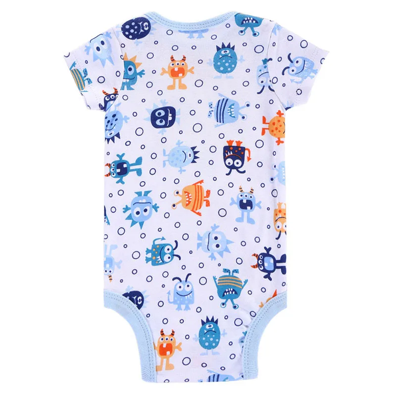 Детский комбинезон с коротким рукавом 100% хлопок 5 шт./лот|bebe clothes|newborn baby rompersbaby rompers