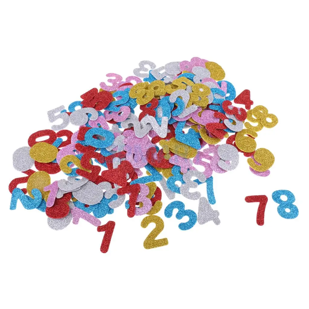 200 шт. 4 см|stickers for|stickers for scrapbookingglitter foam stickers |