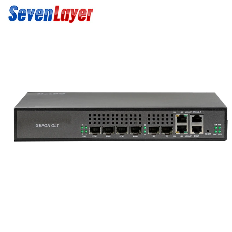 4PON порты EPON OLT FTTH CATV Высокоплотный волоконно оптический кабель высокого качества