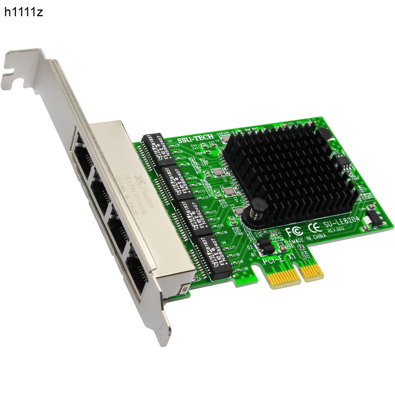 Сетевой адаптер H1111Z сетевой адаптер/карта LAN PCI-E сетевая карта/адаптер Realtek PCIE X1