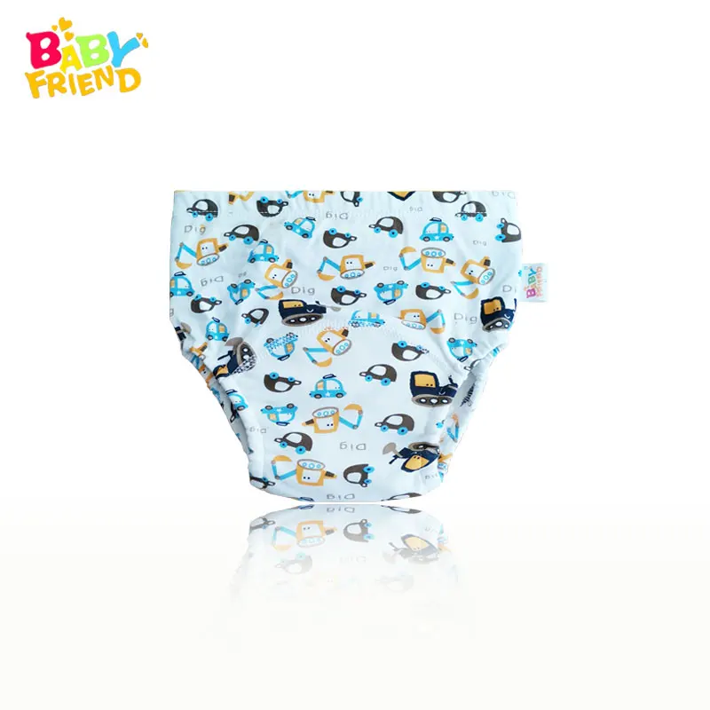 Babyfriend/1 шт.; Новинка; милые детские штаны с принтом в виде героев мультфильмов для малышей; детские спортивные штаны; тканевые подгузники; нижнее белье для унитаза
