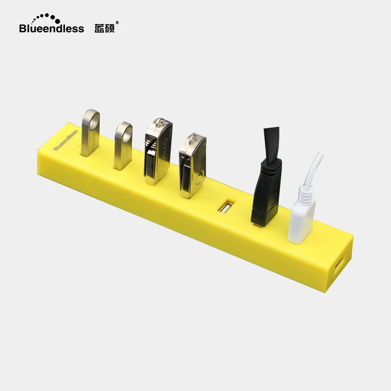 Blueendless 2018 USB концентратор 7 портов высокоскоростной пластиковый мульти 2 0 для