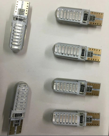 100 * новый автомобильный LED подсветка декодирование T10 показан широкий свет