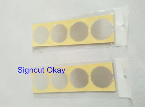 80 шт круглая наклейка/партия диаметр 50 мм клейкая водонепроницаемая фольга