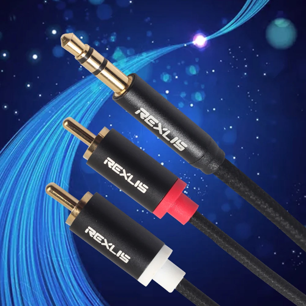 КАБЕЛЬ 2RCA RCA кабель Jack RCA аудио кинотеатр сабвуфер для Кабеля AUX домашний 3,5 мм DJ микшер RCA аудио 3,5 усилители DVD