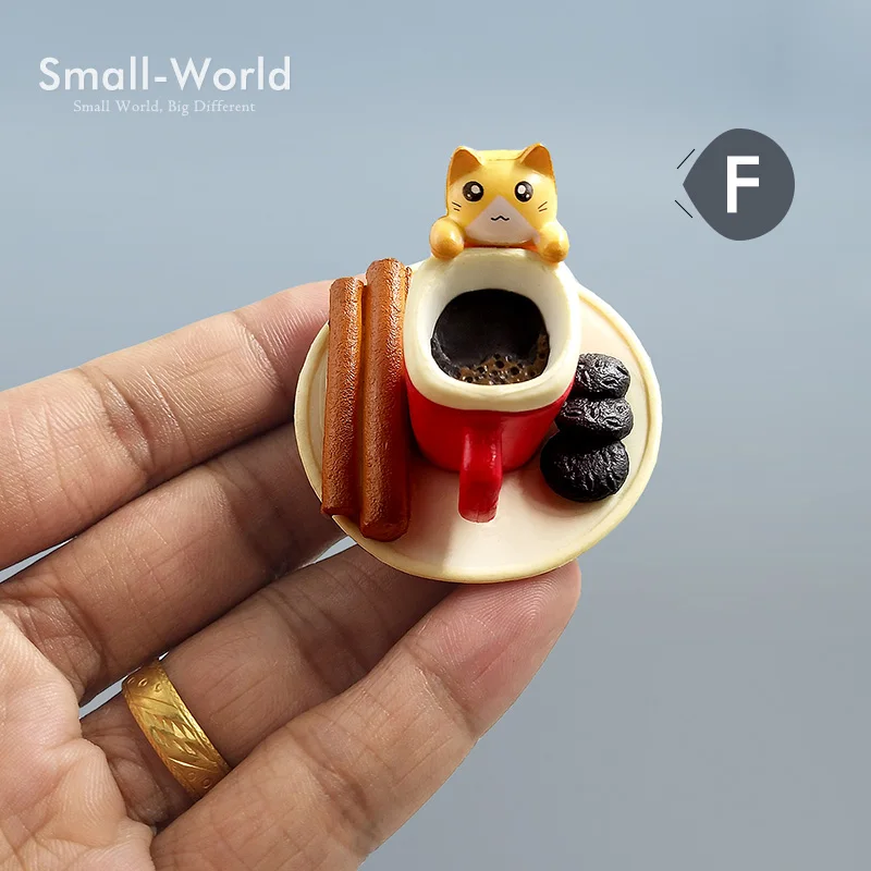 Dessert Cat Style F Kawaii милый суши десерт кошка фигурка мини животное домашний декор миниатюрное украшение для сада в виде Феи аксессуары современный бонсай фигурка - Цвет: Dessert Cat Style F