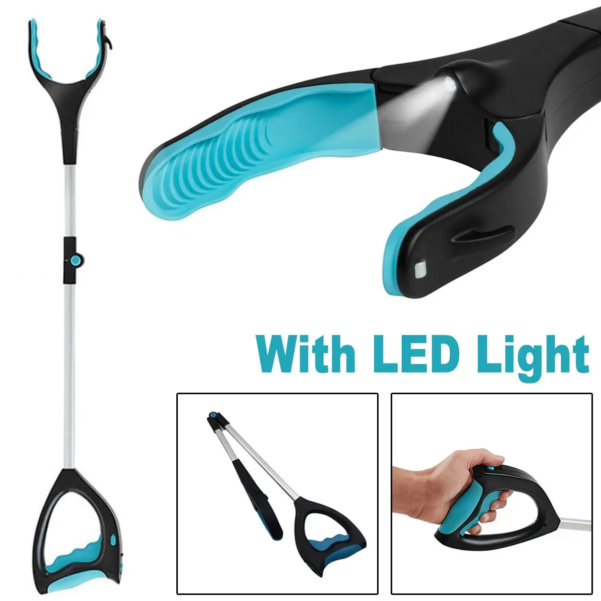 Плоскогубцы для сбора мусора складной зажим на присоске Ручные плоскогубцы