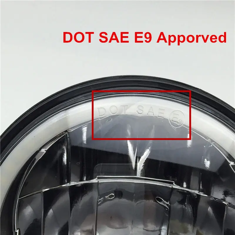 7 дюймовый круглый светодиодный проектор фара Тактический целеуказатель прицел