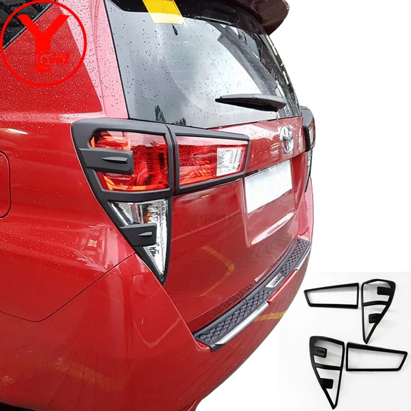 Черный задний фонарь для Toyota innova 2016 2017 2018 2019 ABS части автомобиля Стайлинг