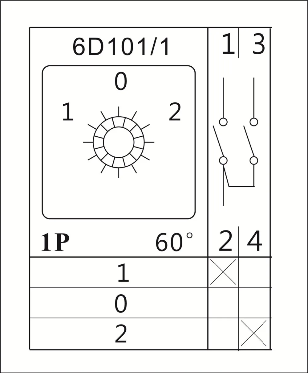 CANSEN LW26 25 CA20 Ith 25A поворотный кулачковый переключатель двойной 1 0 2 полюс 4