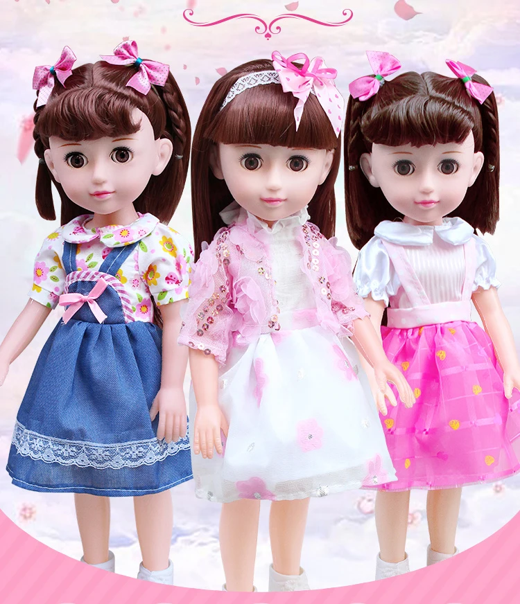 Интерактивная кукла 43 см мерцающие глаза детский плач смехи детские игрушки