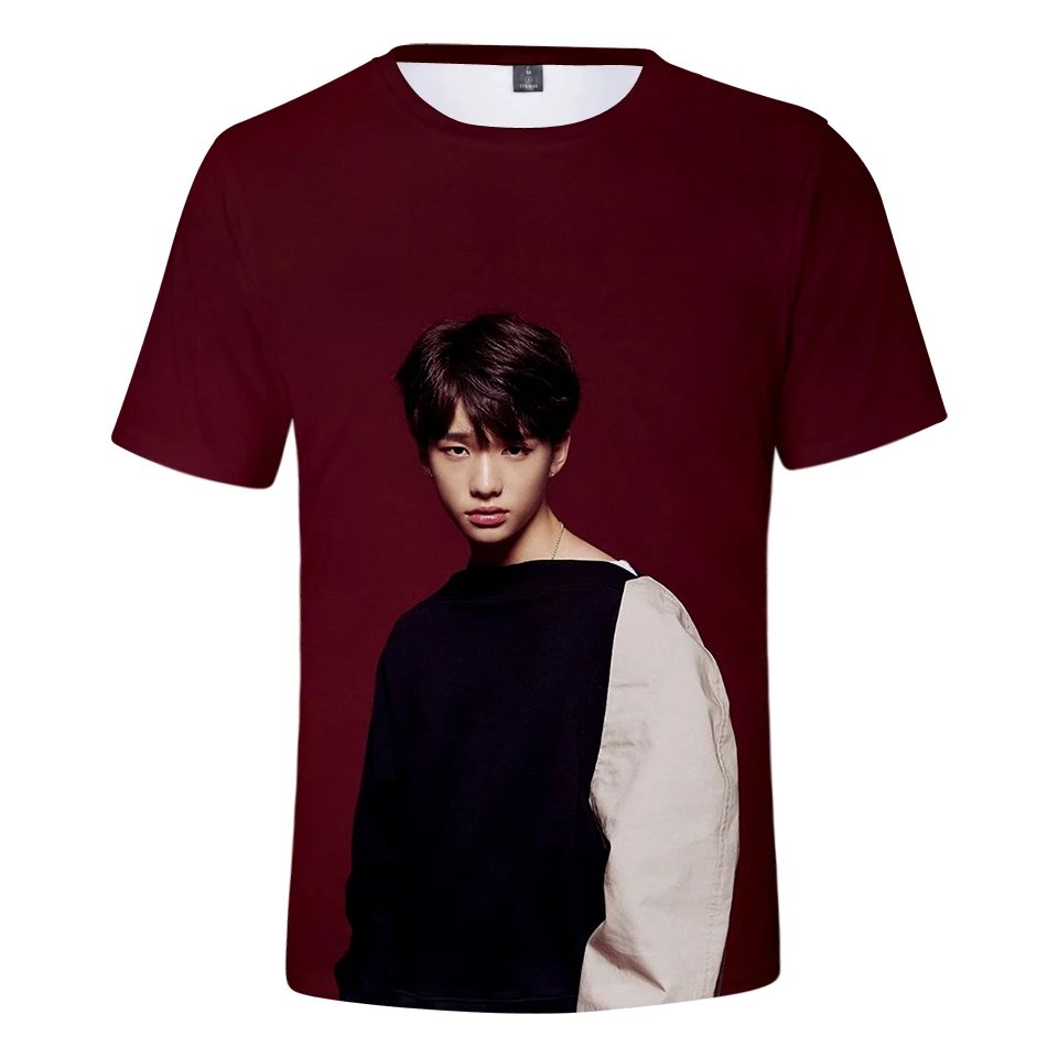 Straykids футболка 3D принт мужские и женские футболки для мальчиков девочек straykids