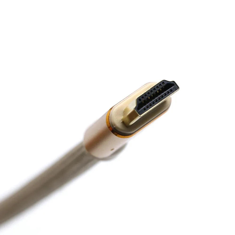1 м 3 5 Ультра HD HDMI 19 штырьков Male мужской золотой кабель v2.0 высокоскоростной + Ethernet
