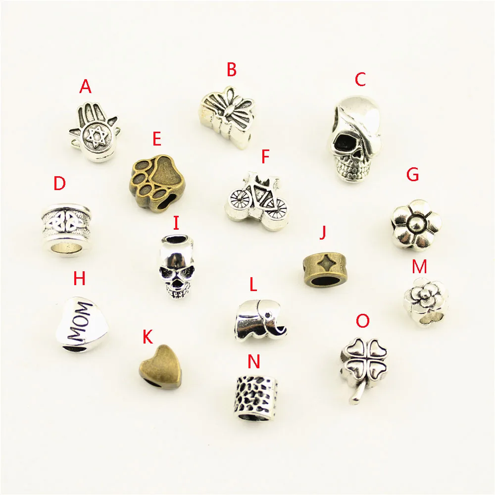 1 Piece Wholesale Bulk DIY Jewelry Accessories Heart Shape Big Hole Beads Handmade Charms Charm Women Backless Dress HK112|Шармы| |