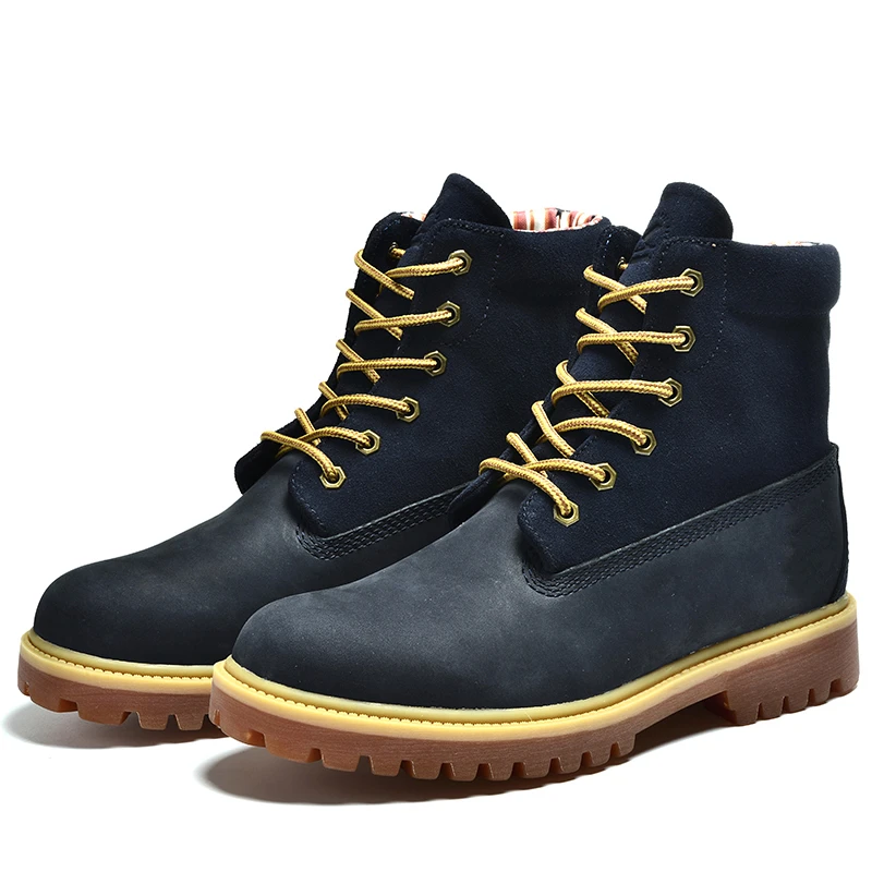 Мужские ботинки из натуральной кожи на сезон весна-осень 2019 рабочие горные