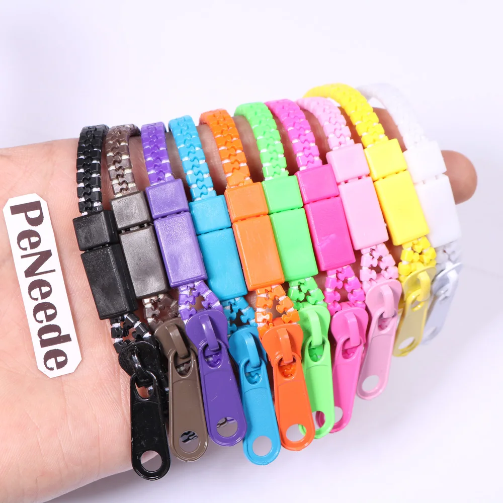 10 шт. высокое качество застежка-молния браслет Непоседа игрушка для СДВГ и